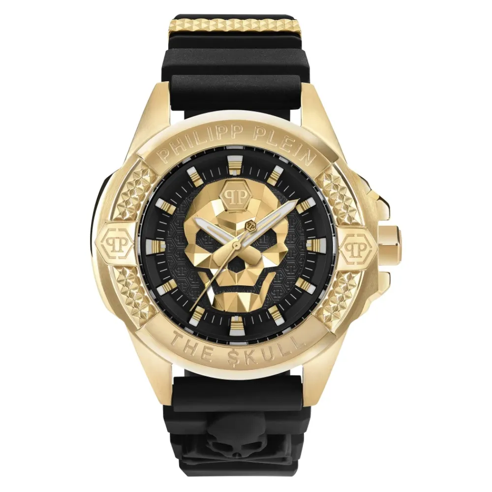 Ure^Philipp Plein $KULL Titan Gold Watch Sort