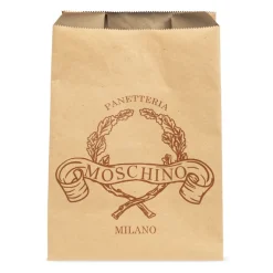 Clutch<Moschino Kuvert Clutch med Logo Beige