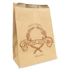 Clutch<Moschino Kuvert Clutch med Logo Beige