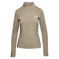 T-Shirts & Toppe|Træningstrøjer<New Balance Kvart Zip Ydeevne Pullover Brun
