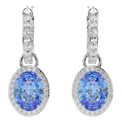 Smykker^Swarovski Kvinders Øreringe Angelic Blå Rhodineret UNA 5671817 Grå