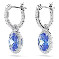 Smykker^Swarovski Kvinders Øreringe Angelic Blå Rhodineret UNA 5671817 Grå