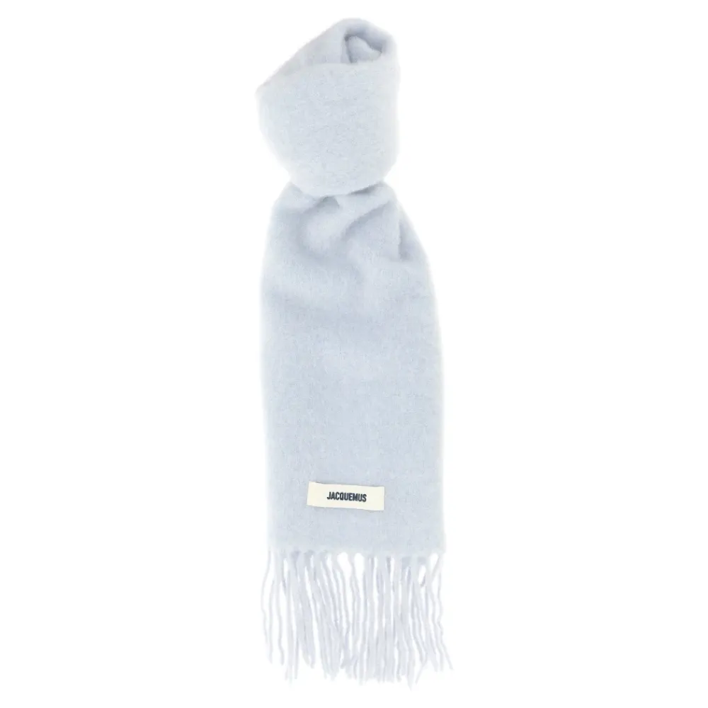 Halstørklæder Og Tørklæder<Jacquemus L Echarpe Carro Scarf Blå