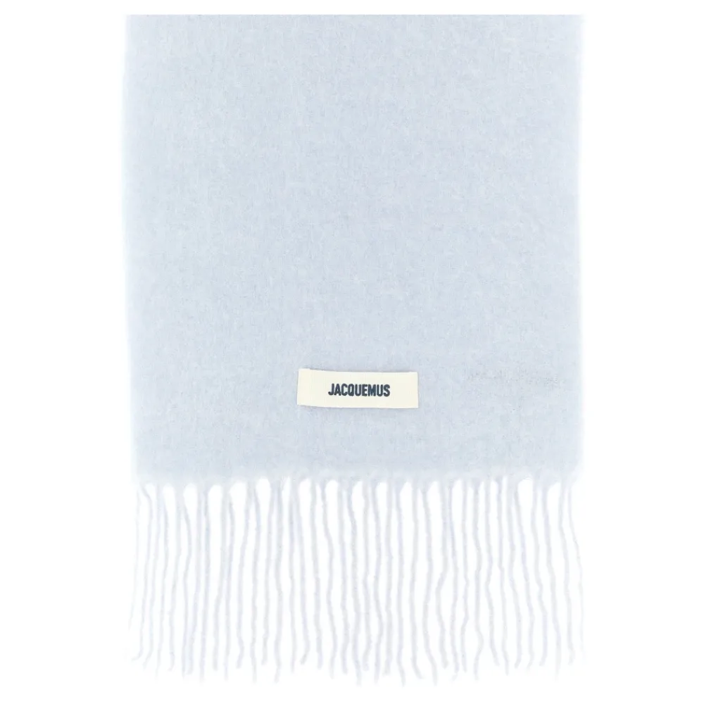 Halstørklæder Og Tørklæder<Jacquemus L Echarpe Carro Scarf Blå