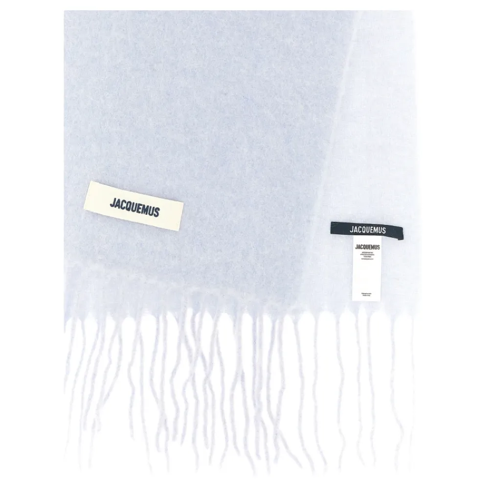 Halstørklæder Og Tørklæder<Jacquemus L Echarpe Carro Scarf Blå