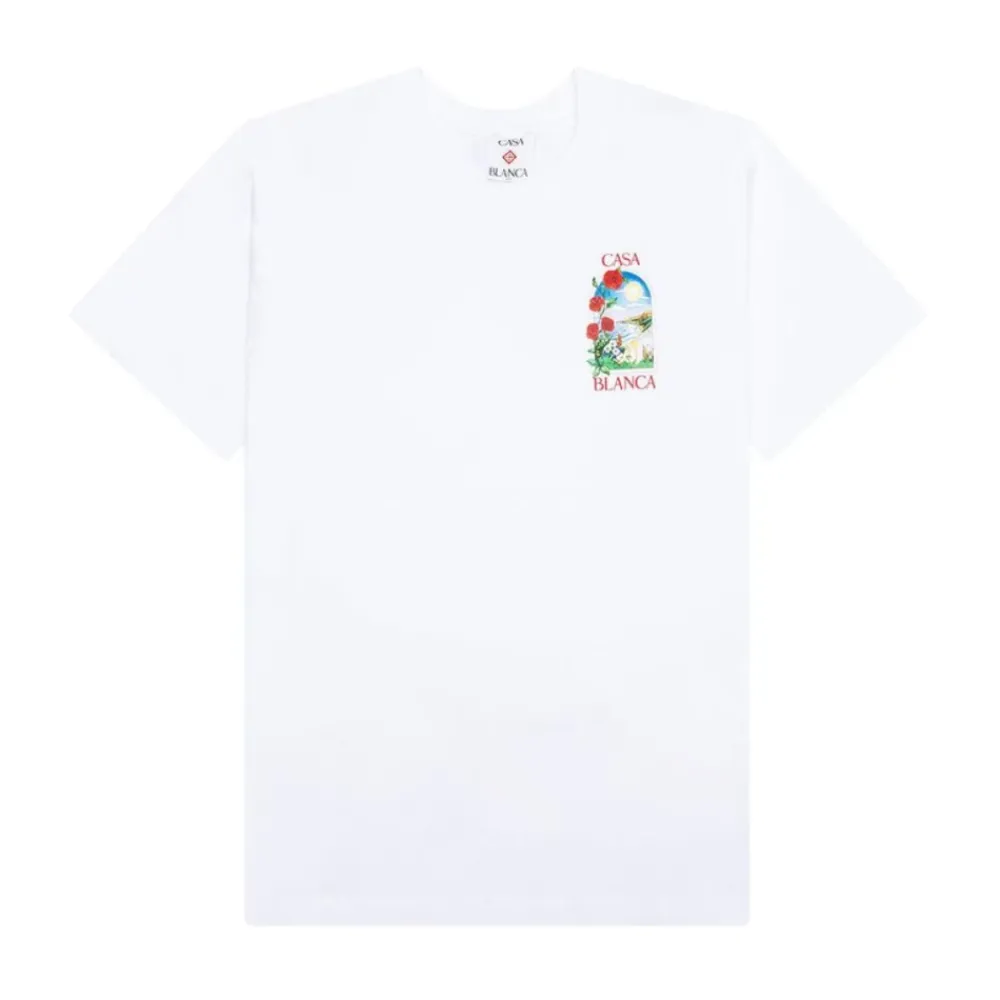 T-Shirts^Casablanca LA Days T-Shirt Hvid