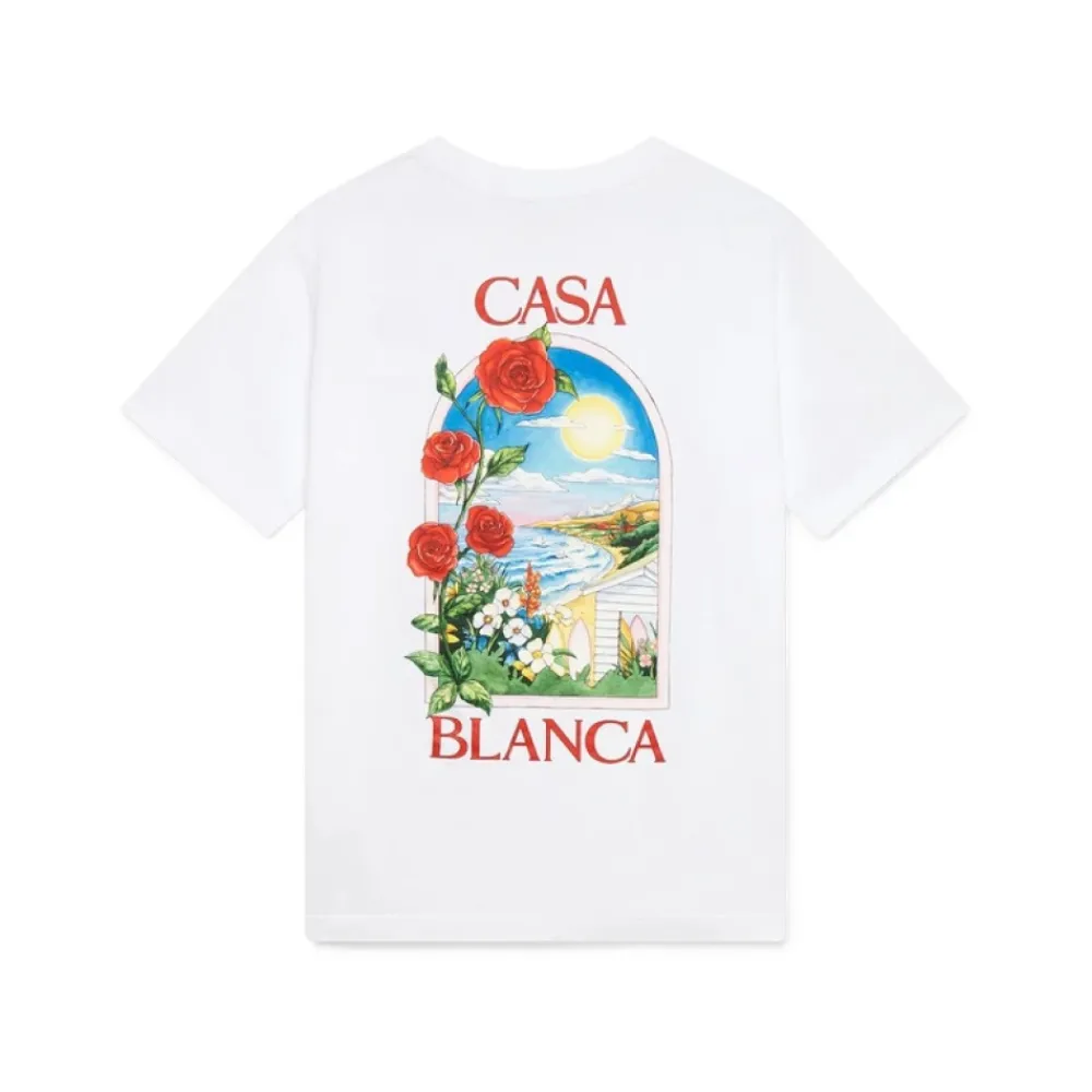 T-Shirts^Casablanca LA Days T-Shirt Hvid