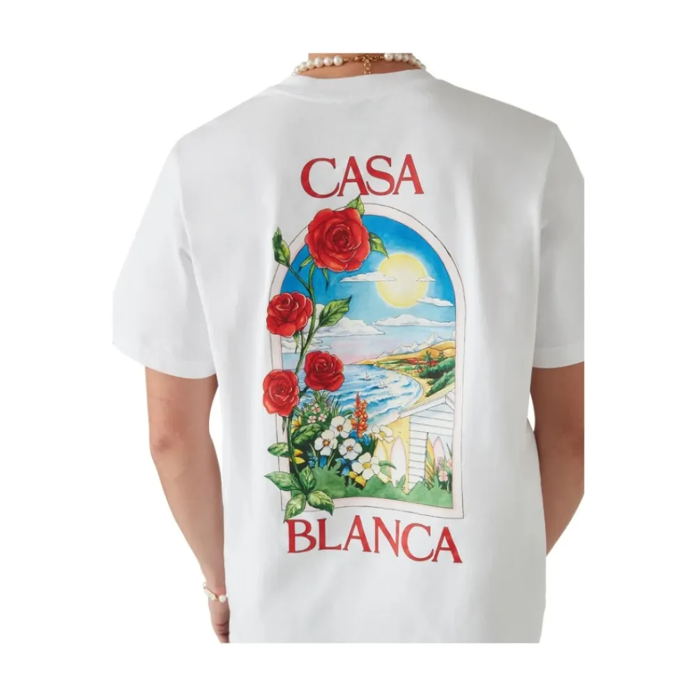 T-Shirts^Casablanca LA Days T-Shirt Hvid