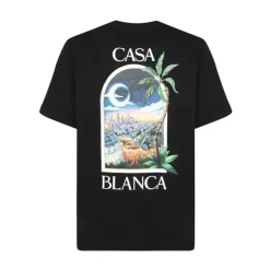 T-Shirts<Casablanca LA Nights T-Shirt Sort