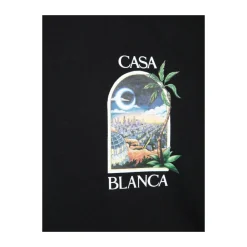 T-Shirts<Casablanca LA Nights T-Shirt Sort