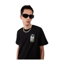 T-Shirts<Casablanca LA Nights T-Shirt Sort