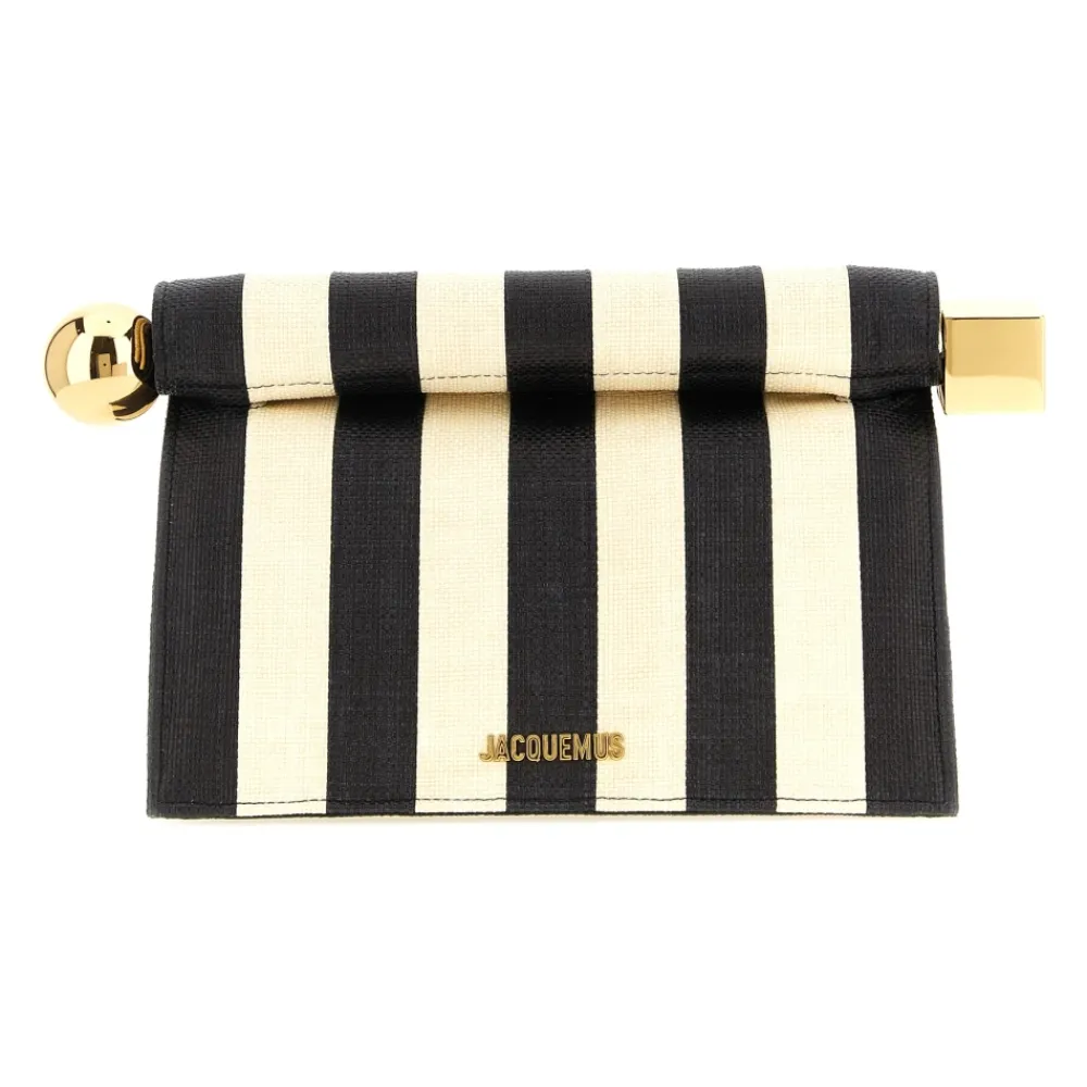 Clutch<Jacquemus La Pochette Rond Carré Multifarvet