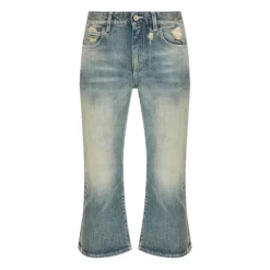 Jeans^Balenciaga Lace Flared Capri Blå