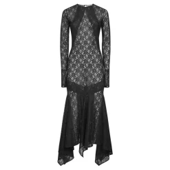 Kjoler<The Attico Lace Midi Dress Sort