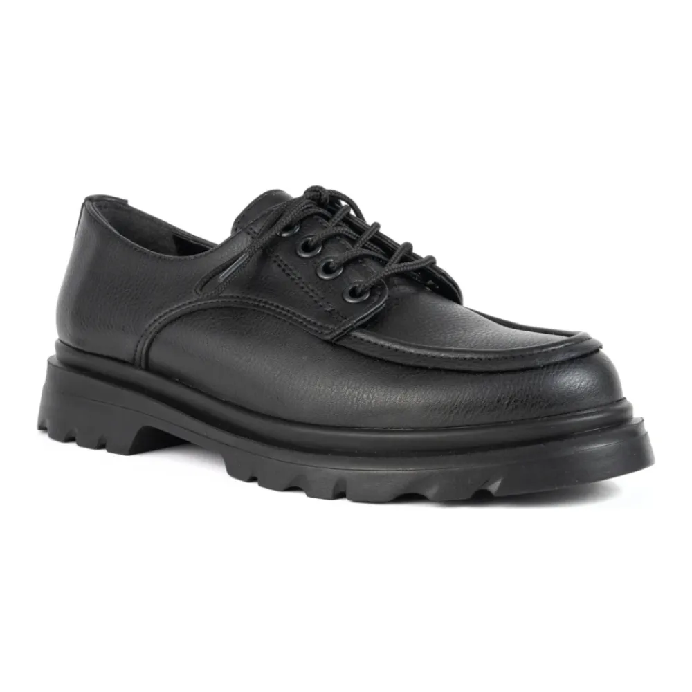 Snøresko<Vaani Laced Flat Sort
