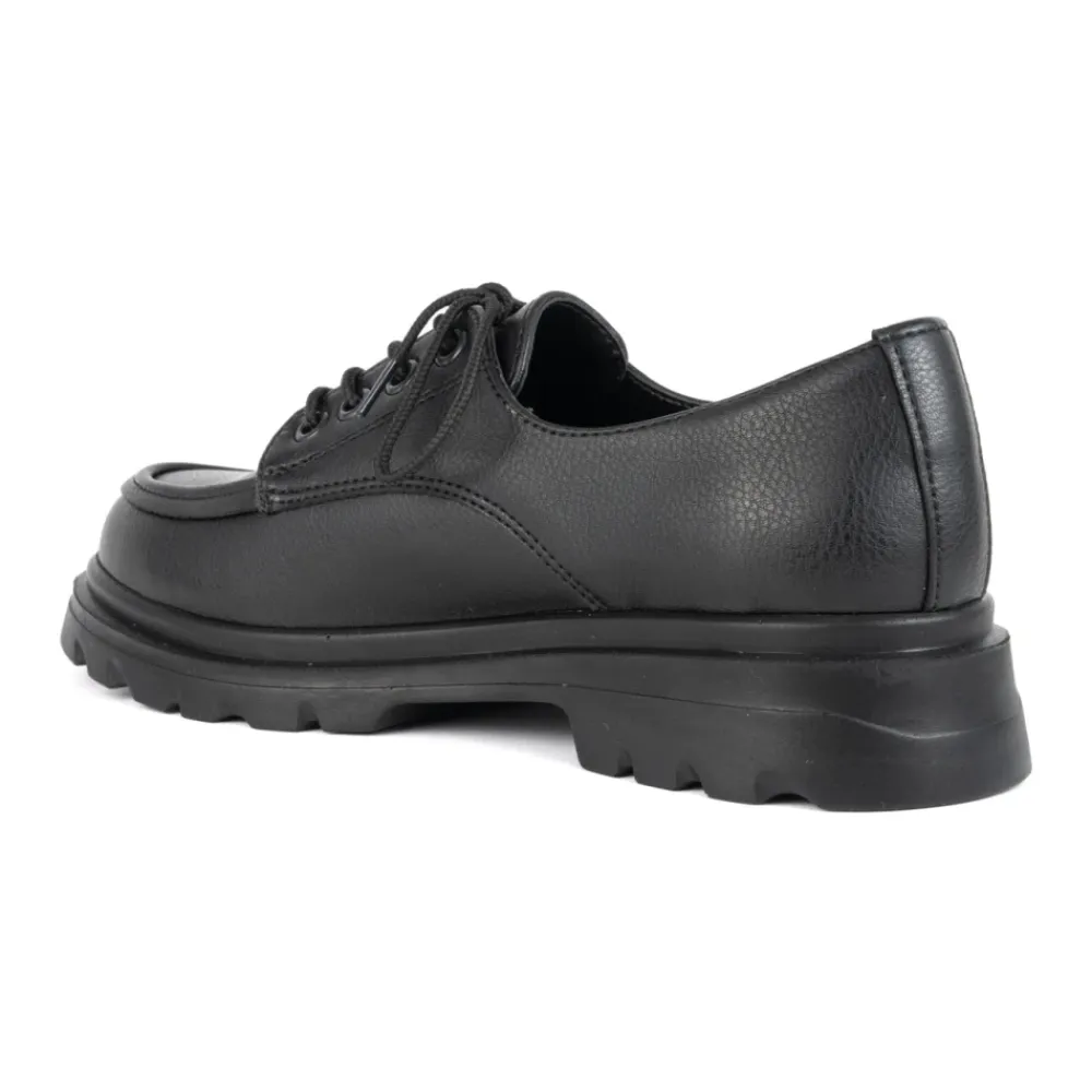 Snøresko<Vaani Laced Flat Sort