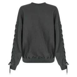 Sweatshirts^ROTATE Birger Christensen Lacing Crewneck Grå