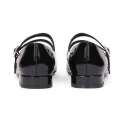 Ballerina Sko^Kazar Lakerede flade pumps af Mary Jane Sort