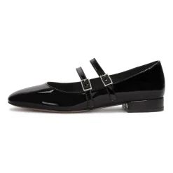 Ballerina Sko^Kazar Lakerede flade pumps af Mary Jane Sort