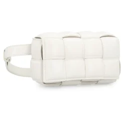 Bæltetasker<Bottega Veneta Lammeskind Kassette Taske Hvid