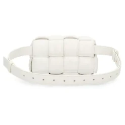 Bæltetasker<Bottega Veneta Lammeskind Kassette Taske Hvid