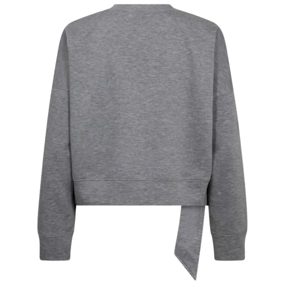 Sweatshirts|Striktrøjer & Sweatere^Co'Couture LanceCC Belt Sweat Grå
