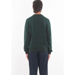 Trøjer|Sweatshirts^Lacoste Landscape Crocodile Fleece Sweatshirt Grøn