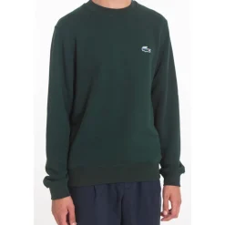 Trøjer|Sweatshirts^Lacoste Landscape Crocodile Fleece Sweatshirt Grøn