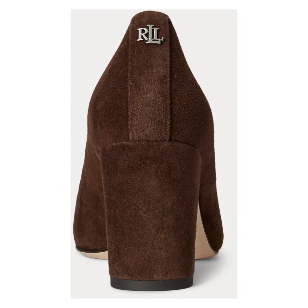 Pumps|Stiletter<Ralph Lauren Lanette Block-Heel Pumps Brun