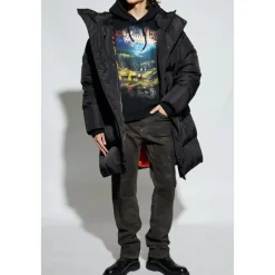 Frakker<Dsquared2 Lang dunjakke Sort