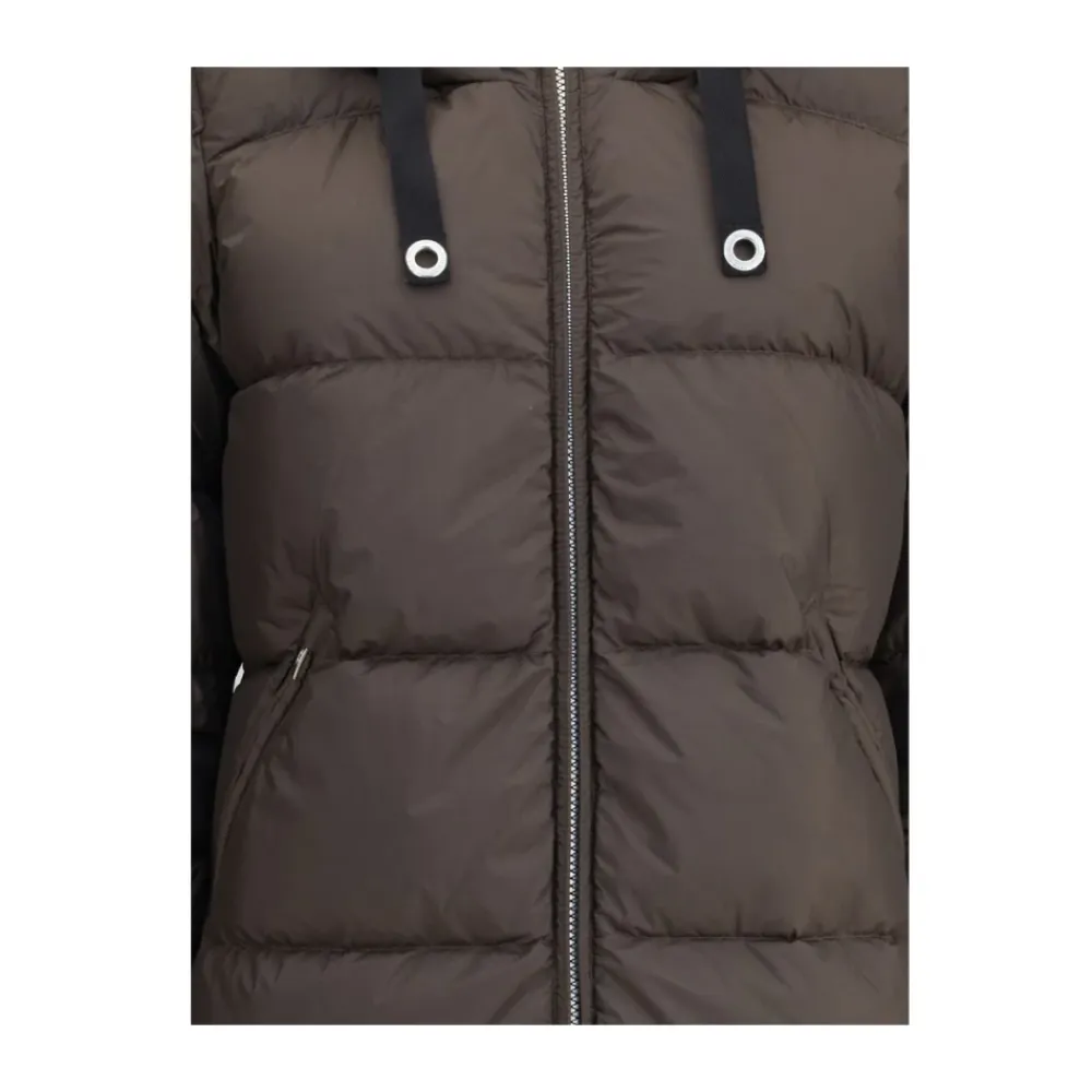 Frakker<Parajumpers Lang hættedunjakke Brun