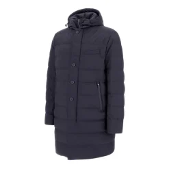 Frakker<Herno Lang jakke i 2-lags Windstopper Blå