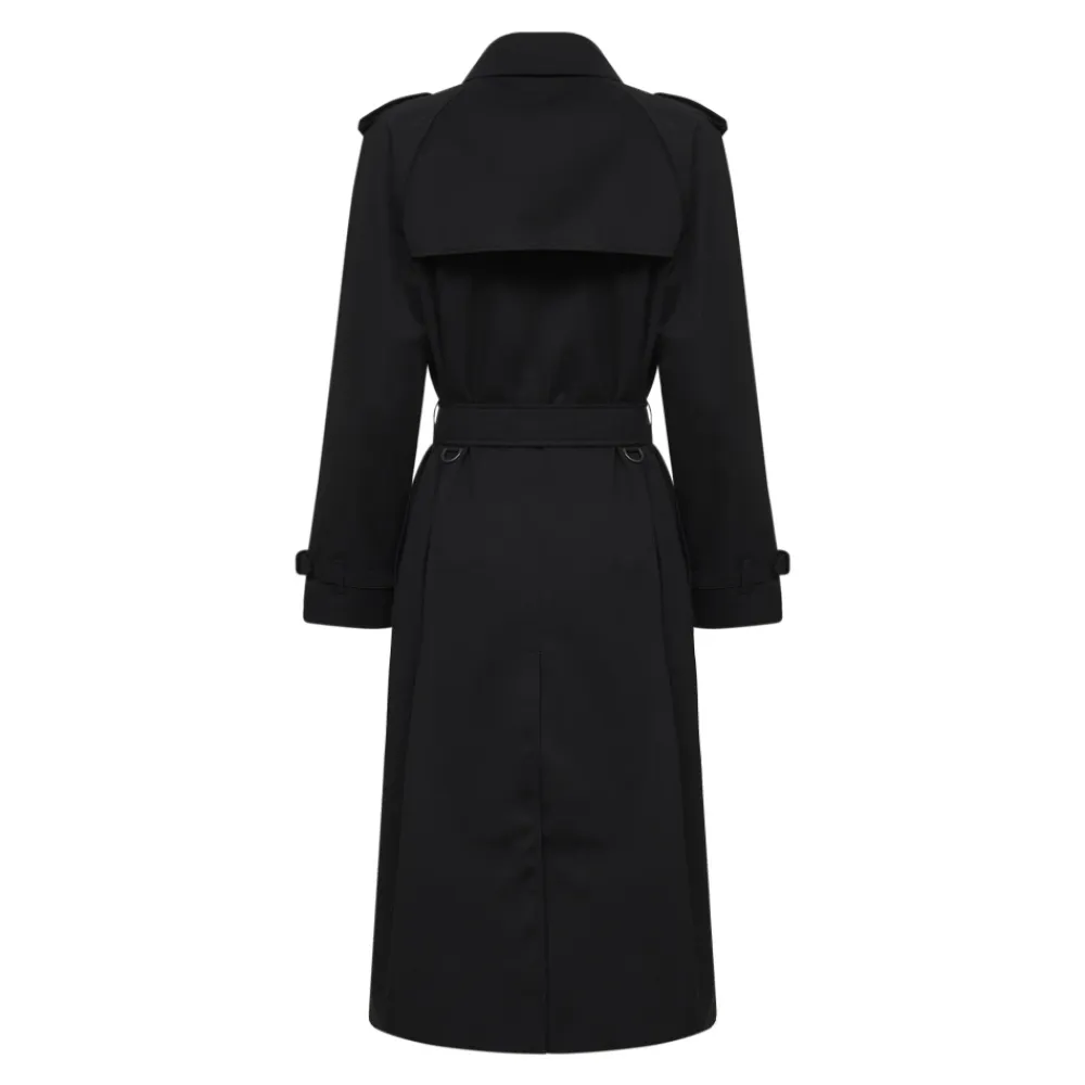 Frakker^Burberry Lang Waterloo Heritage Trenchcoat Sort