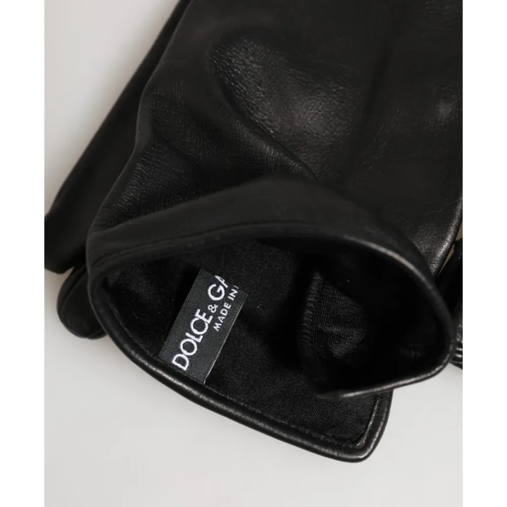 Handsker|Handsker<Dolce & Gabbana Lange Handsker Sort