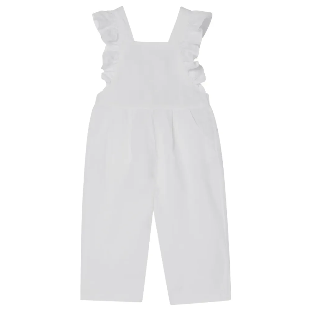 Jumpsuits<Il Gufo Langærmet Baby Heldragt Hvid