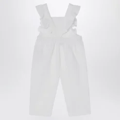 Jumpsuits<Il Gufo Langærmet Baby Heldragt Hvid