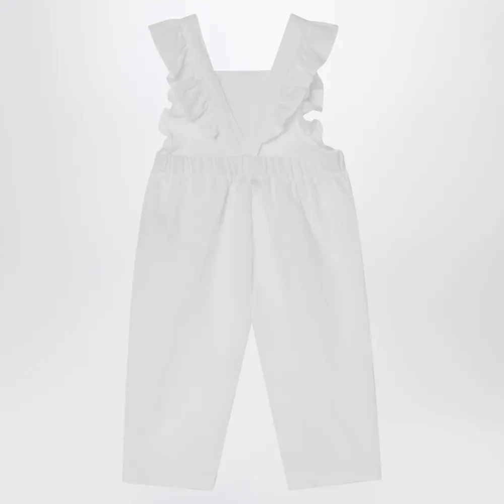 Jumpsuits<Il Gufo Langærmet Baby Heldragt Hvid