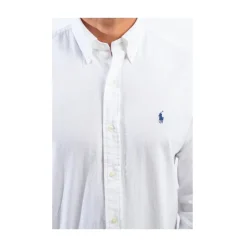 Skjorter^Ralph Lauren Langærmet bomuldsskjorte Hvid