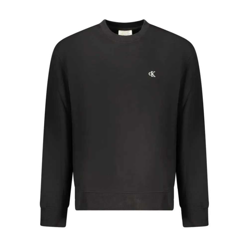 Sweatshirts^Calvin Klein Langærmet sweatshirt Sort