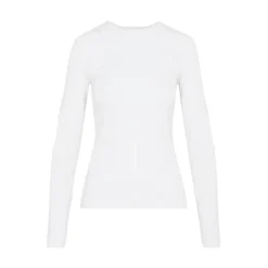 T-Shirts & Toppe|Træningstrøjer^Givenchy Langærmet Top med Syninger Hvid