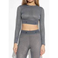 T-Shirts & Toppe|Træningstrøjer<Adidas by Stella McCartney Langærmet træningstop Grå