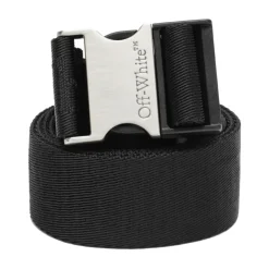 Bælter^Off White Langt Logo Bånd Bælte Sort