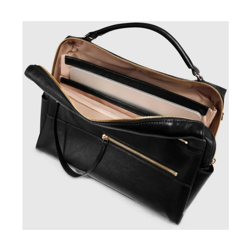 Laptop Tasker^Piquadro Laptop Taske 14" Sort
