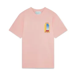 T-Shirts<Casablanca LArche De Jour T-shirt Pink