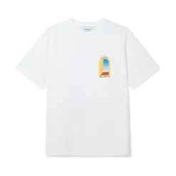 T-Shirts<Casablanca LArche De Jour T-shirt Hvid