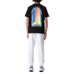 T-Shirts<Casablanca L'Arche De Nuit T-Shirt Sort