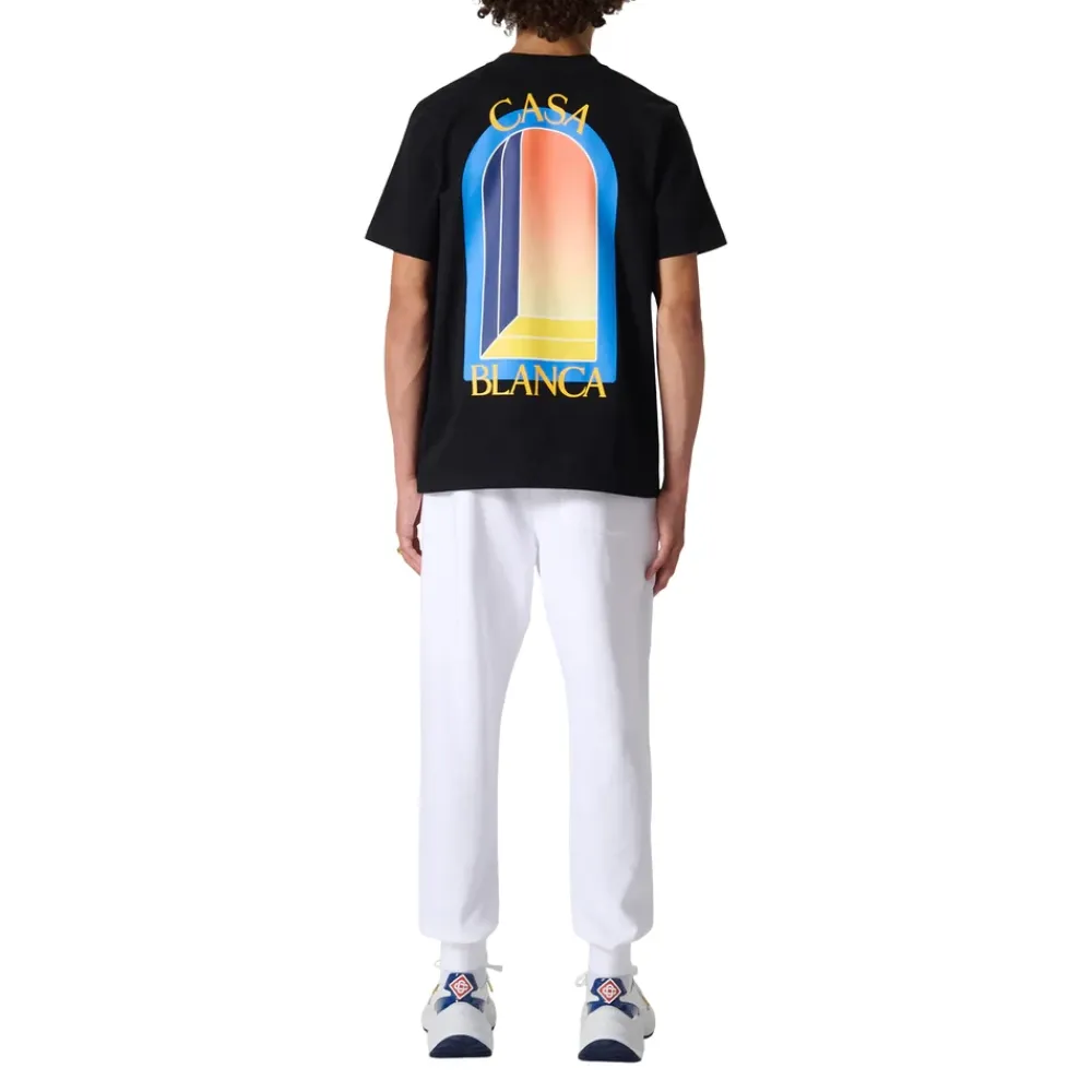 T-Shirts<Casablanca L'Arche De Nuit T-Shirt Sort