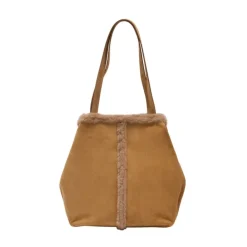 Indkøbstasker^Vanessa Bruno Large Daily Tote Brun