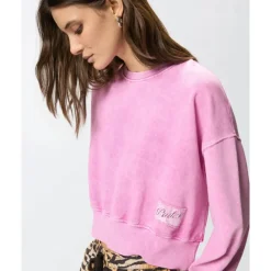 Sweatshirts|Striktrøjer & Sweatere^PINKO Lavacourt Cropped Sweatshirt Pink