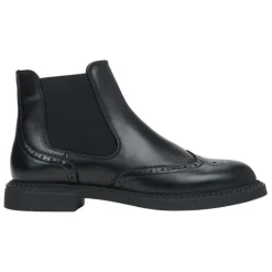 Chelsea Boots^Estro Lave Chelsea-støvler til kvinder i italiensk læder Sort